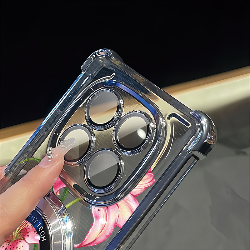 Two Pink Lilies Pattern Phone  - Vivo Y28 recension och pris
