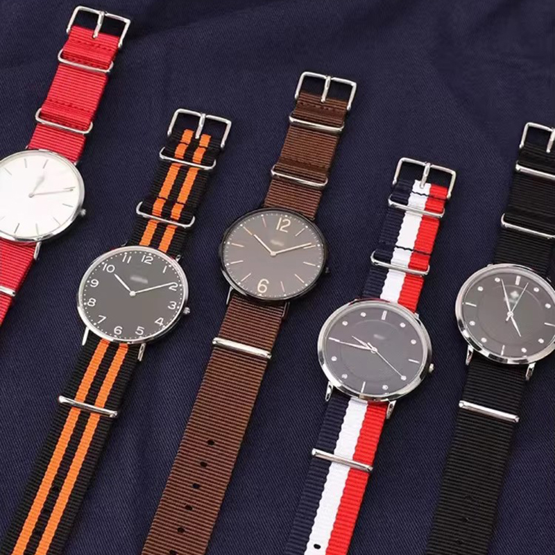 18/20/22/24mm Cambos Stripes S - Nylon Nato Strap recension och pris
