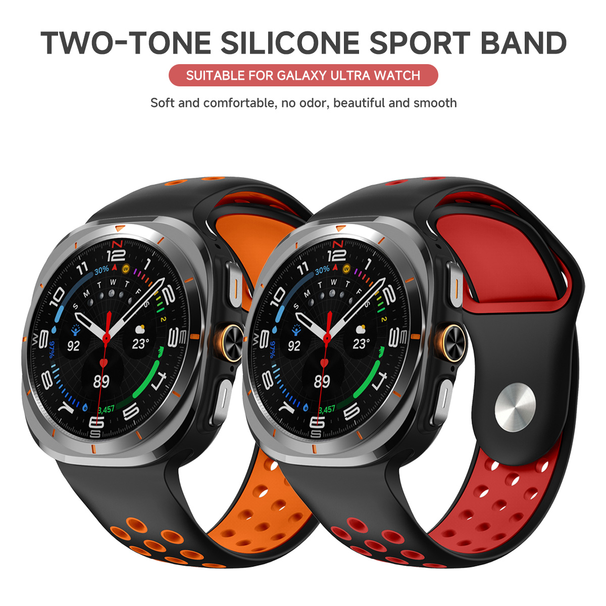 Silicone Strap For Samsung Gal - Samsung Smartwatch Ultra Accessories recension och pris