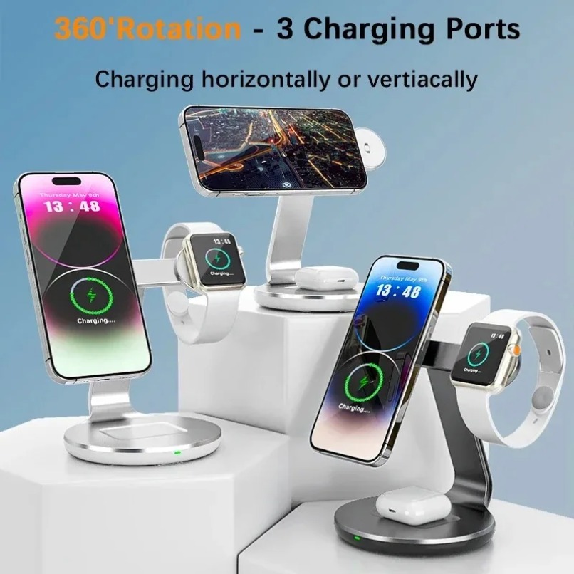 3 in 1 Wireless Charger Stand  - Wireless Charger Watch recension och pris