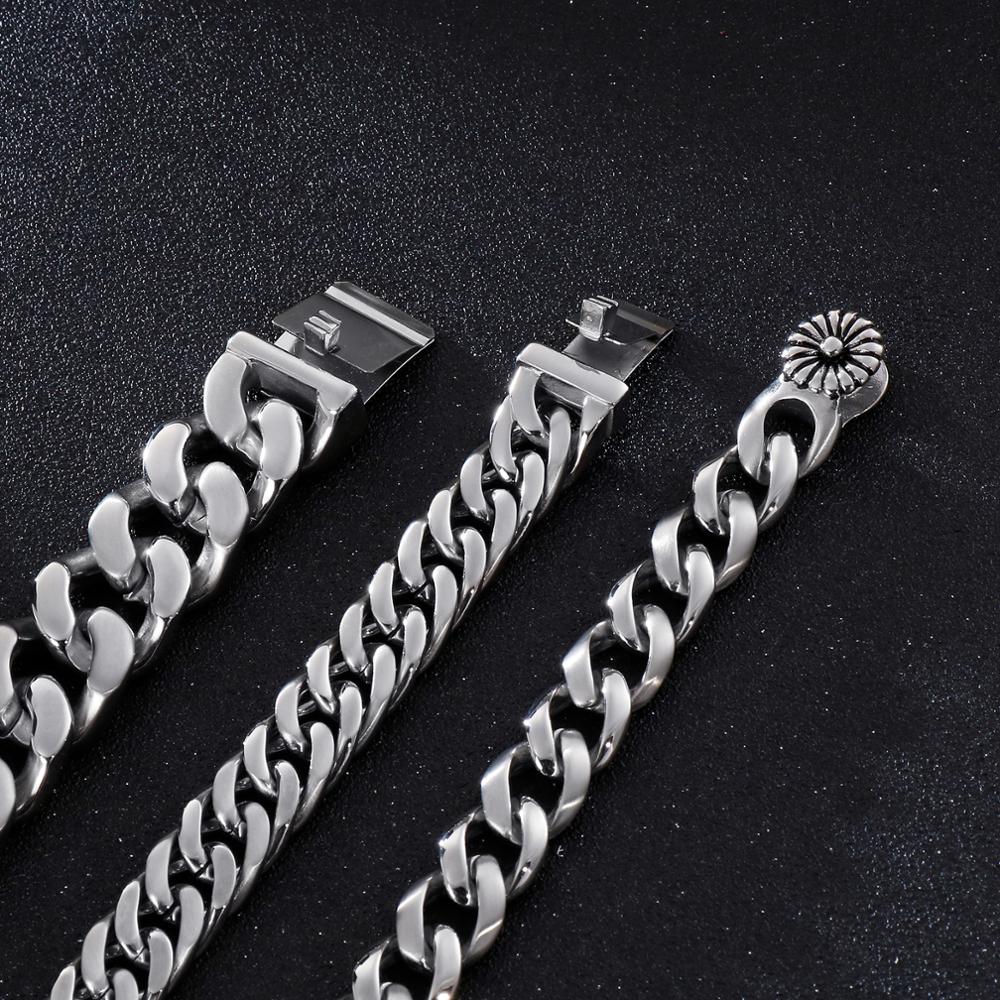 KALEN 22cm Stainless Steel Lin - Ceramic Link Bracelet recension och pris