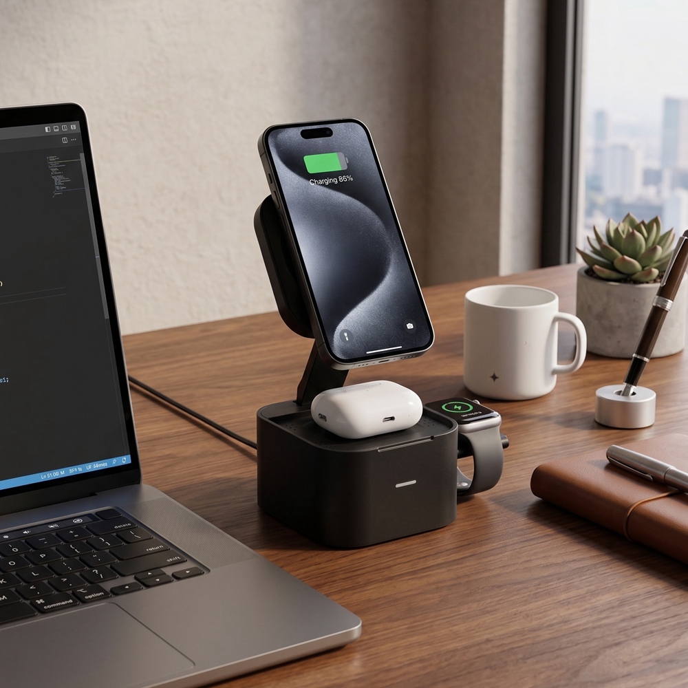 Qi2.2 3in1 Magnetic Wireless C - Wireless Charger Watch recension och pris