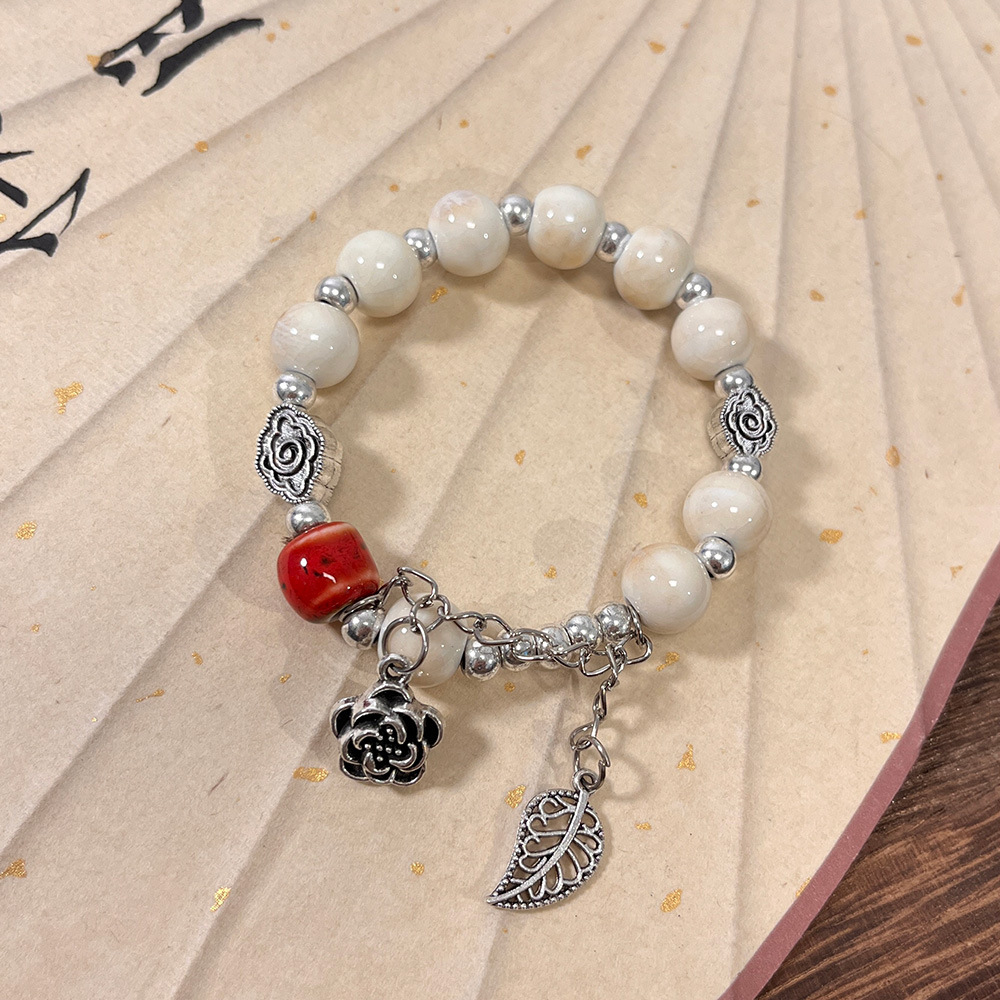 Retro Chinese Style Ceramic Be - Ceramic Link Bracelet recension och pris