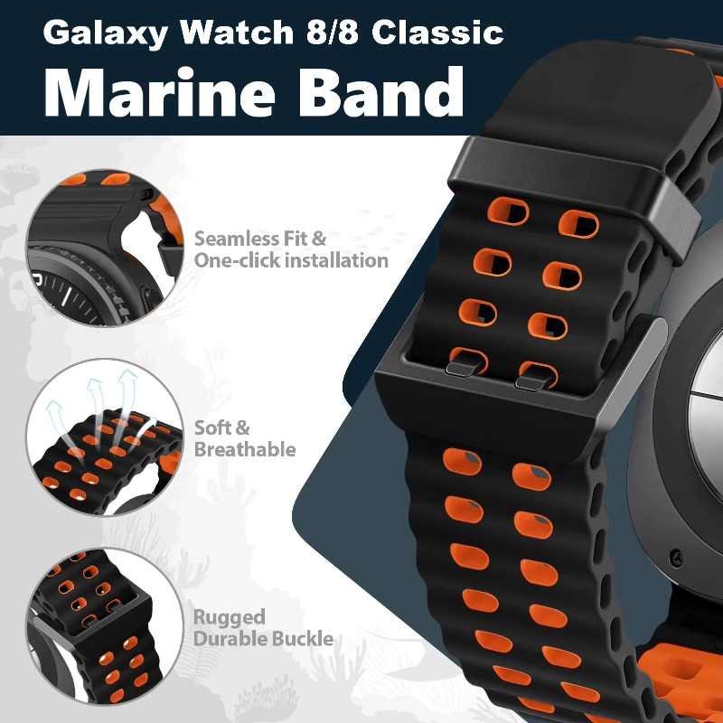 Two-Tone Strap For Samsung Gal - Samsung Smartwatch Ultra Accessories recension och pris
