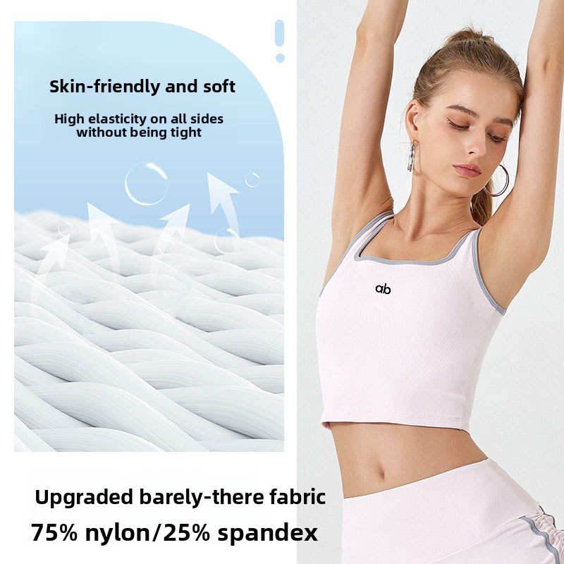 Women Summer Ribbed Yoga Tank  - Rugged Sport Strap recension och pris