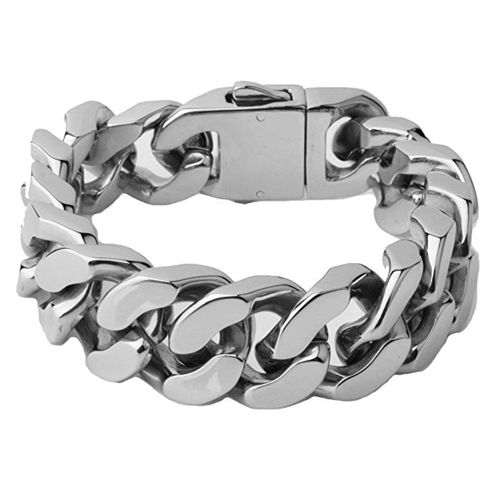 20MM Heavy Punk Retro Cuban Cu - Ceramic Link Bracelet recension och pris