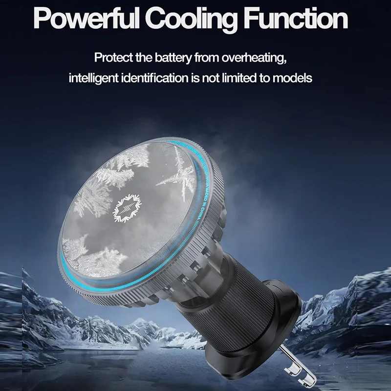 Ice Cooling Magnetic Car Wirel - Wireless Charger Watch recension och pris